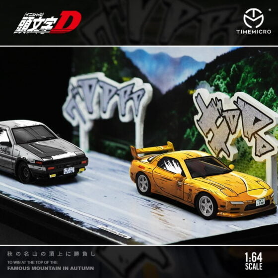Toyota AE86 e Mazda RX-7 1/64